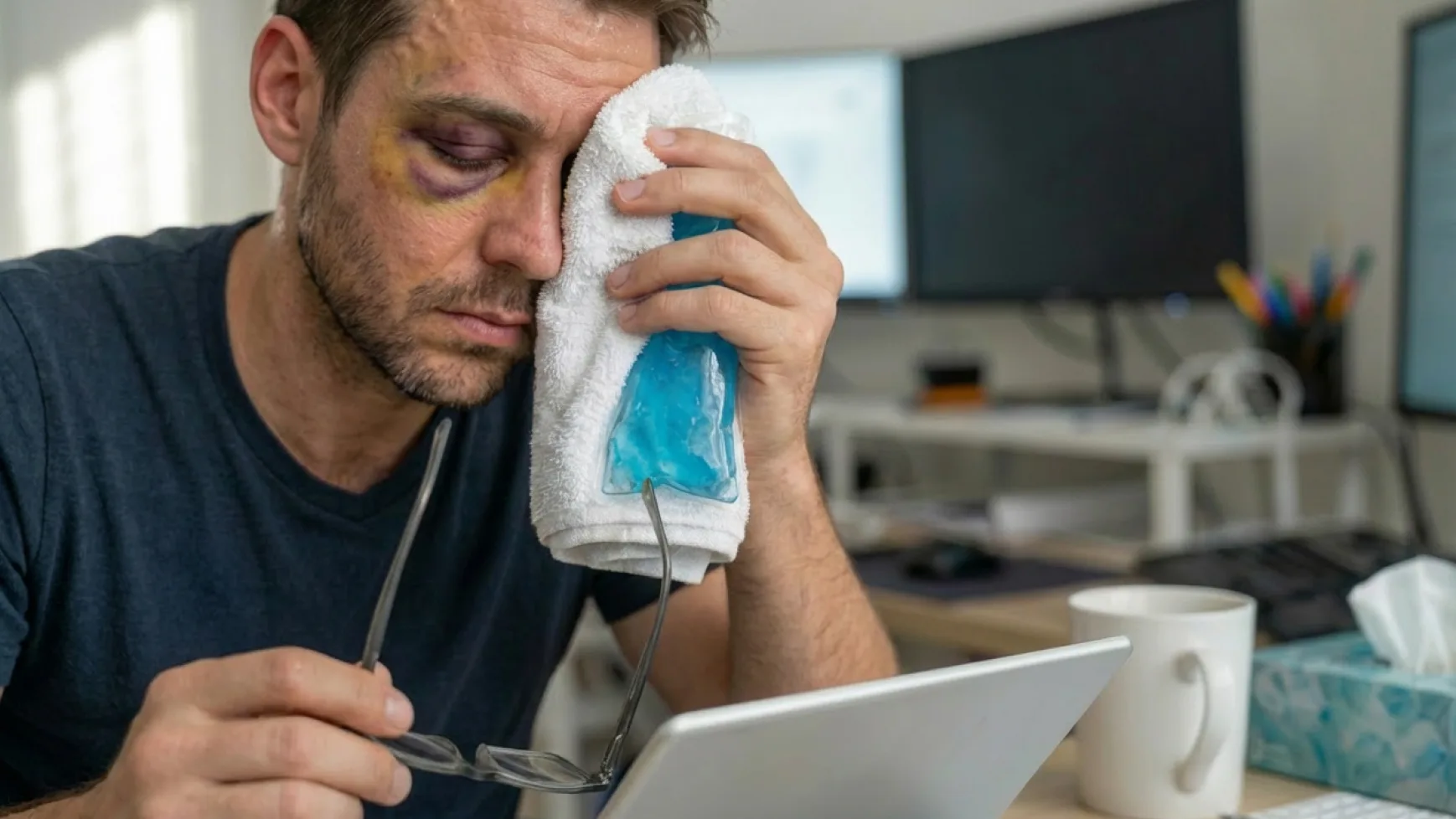 Qué hacer ante un golpe en el ojo