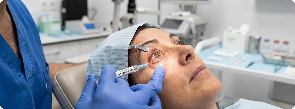Inyección Subconjuntival