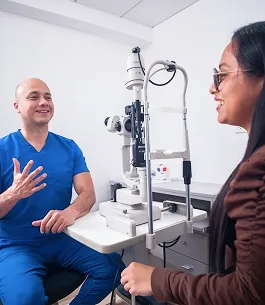 consulta ocular